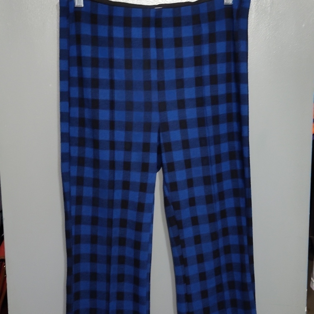 Maeve by Anthropologie. Blue and black plaid pants, super comfy. Size small